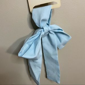 Vintage Light Blue Collar Neck Collar Bow for women